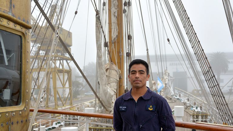 Cabo Segundo Pablo Ruiz Cardozo: experiencia a bordo de la Fragata ARA «Libertad»