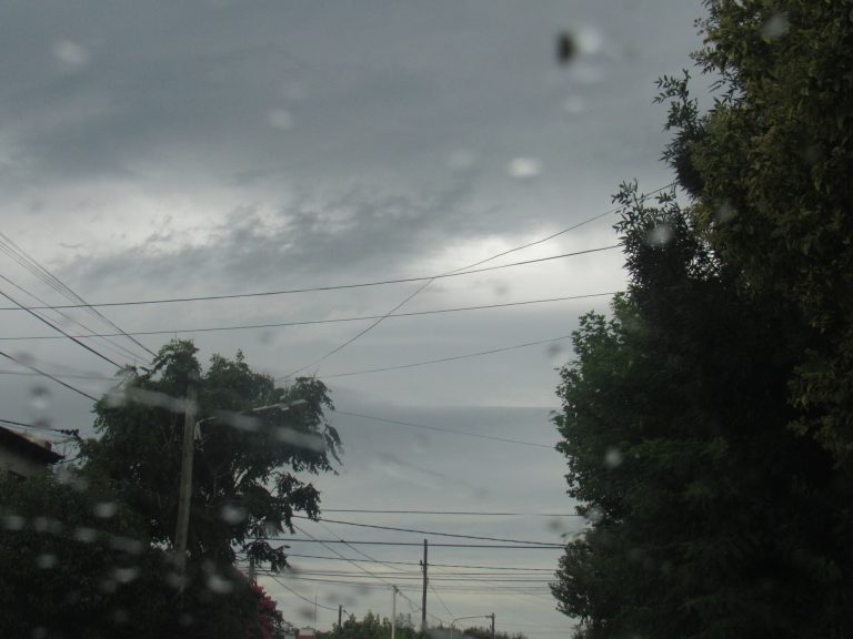 Esta mañana cayeron 25 milímetros