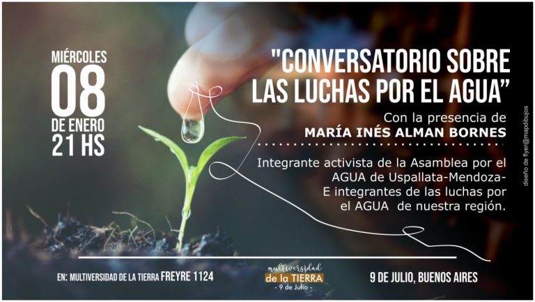 Conversatorio: las luchas por el agua