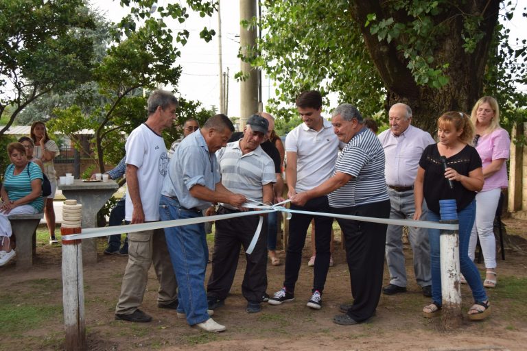 El Hogar de Ancianos incorporó una cancha de tejo