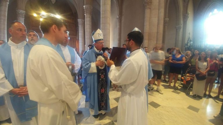 Celebración de una misa en la memoria del Cardenal Pironio