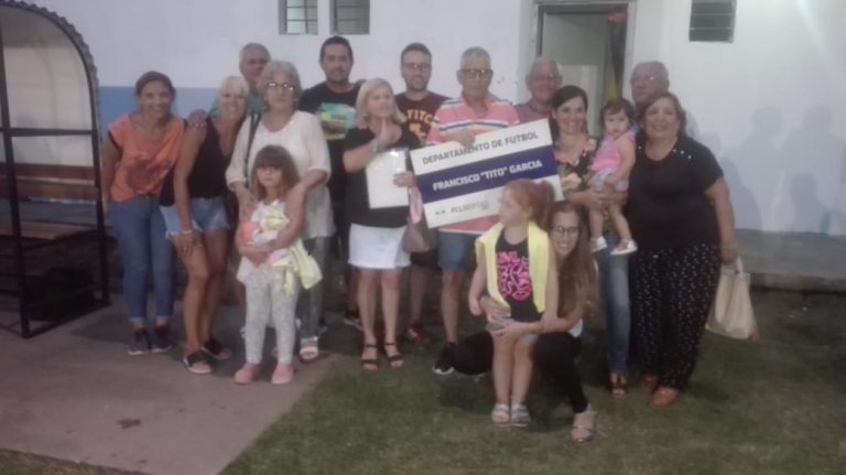 Reconocimiento del Club Libertad a «Tito» García