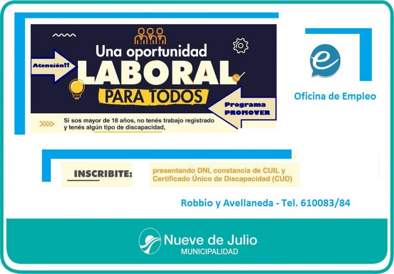 Programa Promover: una oportunidad laboral para todos
