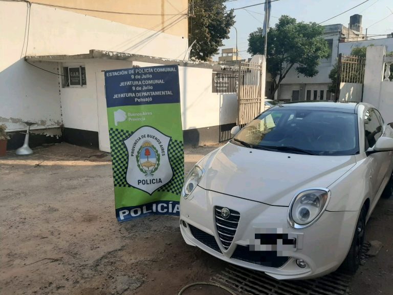 Interceptan un Alfa Romeo con pedido de secuestro
