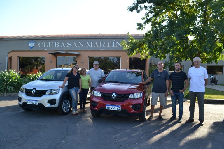 Club San Martín recibió a los felices ganadores del MegaSorteo