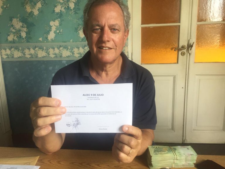 Rifa de ALCEC 9 de Julio