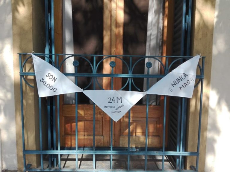 En 9 de Julio, sin marcha pero con memoria