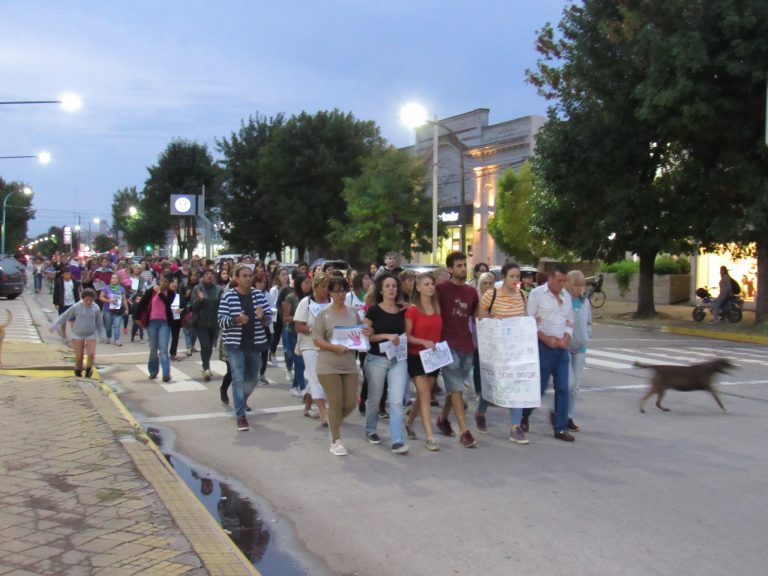 9 de Julio marchó contra la violencia de género