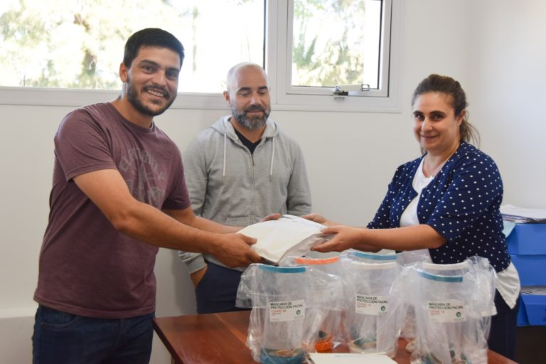 Covid-19: ya se entregaron 300 máscaras faciales