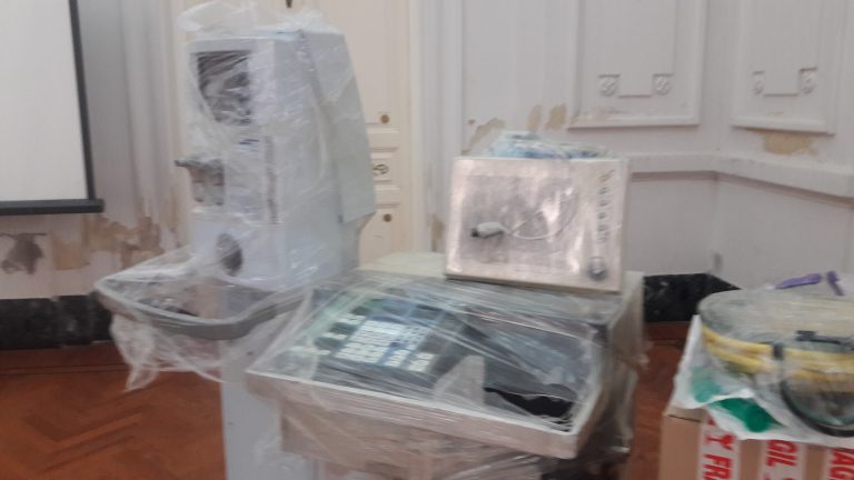 El Comité de Crisis recibió las donaciones de la Rural