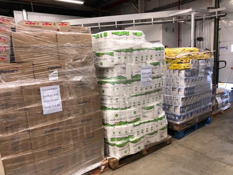 Importante aporte de Supermercados «La Anónima»