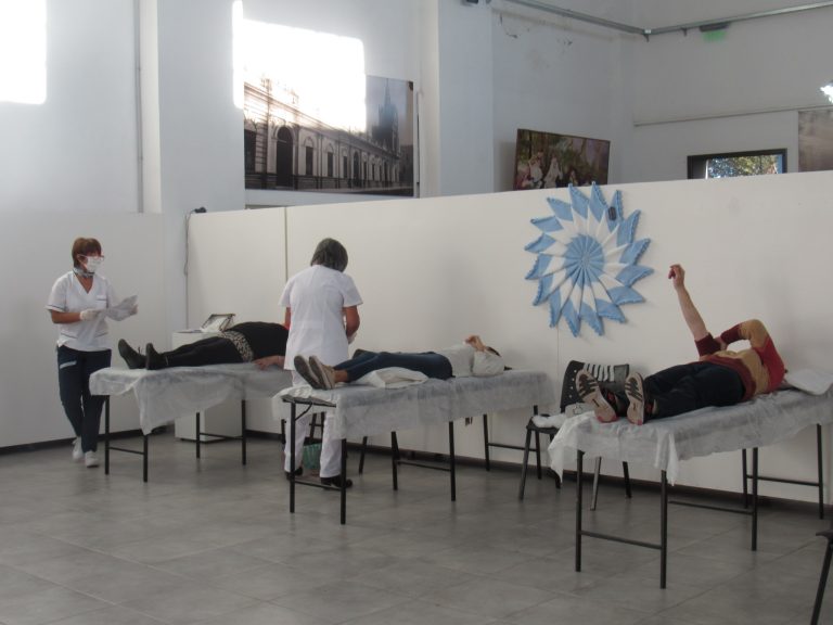 Otra excelente respuesta, en una colecta de sangre