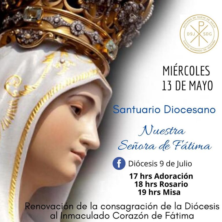 Hoy se celebra el Día de la Virgen de Fátima