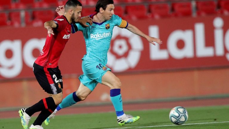 Messi volvió a jugar tras 98 días