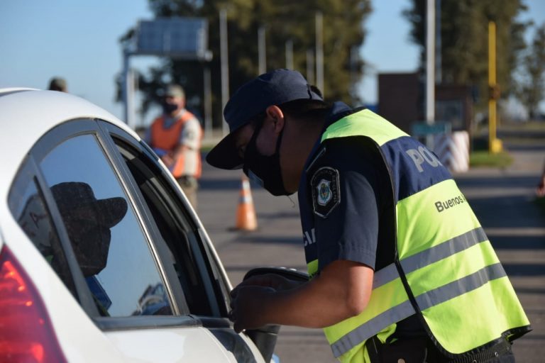 Se hicieron controles a la altura del peaje