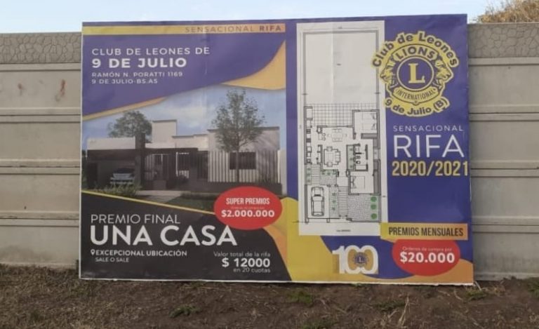 El Club de Leones lanza su nueva rifa