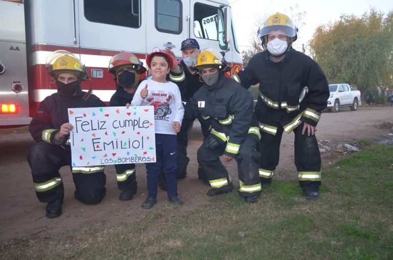Los Bomberos y una solidaridad sin límites