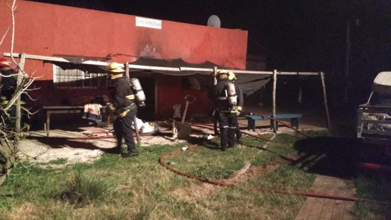 Una vivienda afectada por un incendio