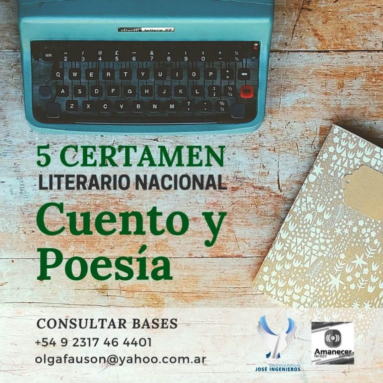 Quinto Certamen Literario Nacional de «Cuento y Poesía»