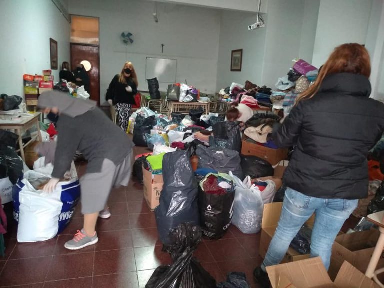 Gran respuesta tuvo la Colecta de Abrigo del CJS