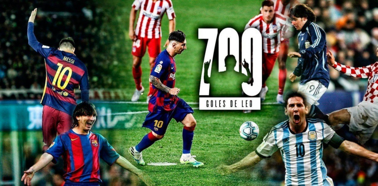 Messi llegó al gol 700 con un lujo