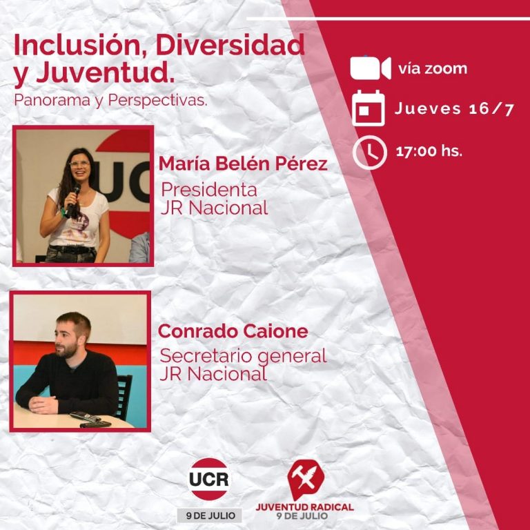 Debate «Inclusión, diversidad y juventud» a cargo de la Juventud Radical