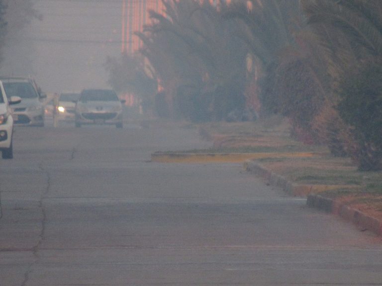 Una semana con presencia de humo en 9 de Julio