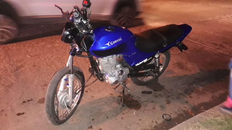 Chocaron dos motos en Urquiza y Frondizi