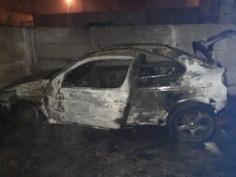 Se incendió un automóvil