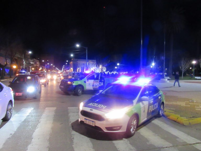 Policía: también hubo movilización en 9 de Julio