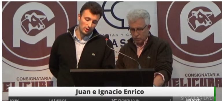 El remate de «La Cassina» fue un éxito