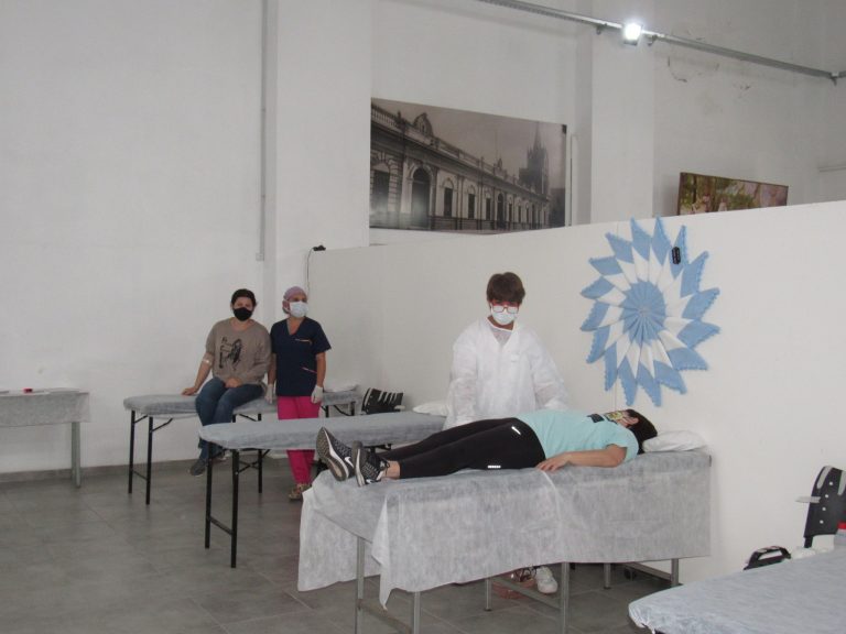 La colecta de sangre contó con 63 donantes