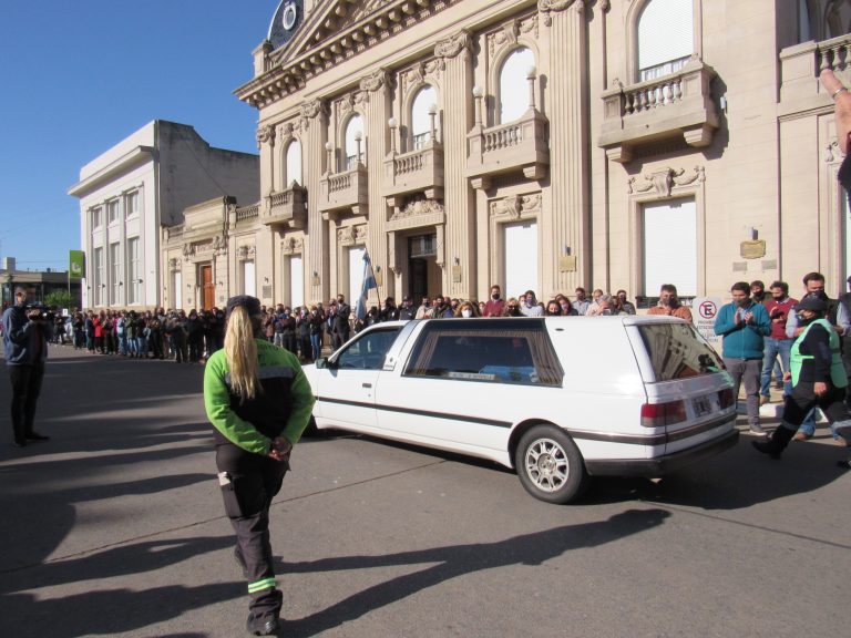 Emotiva despedida al ex intendente Battistella