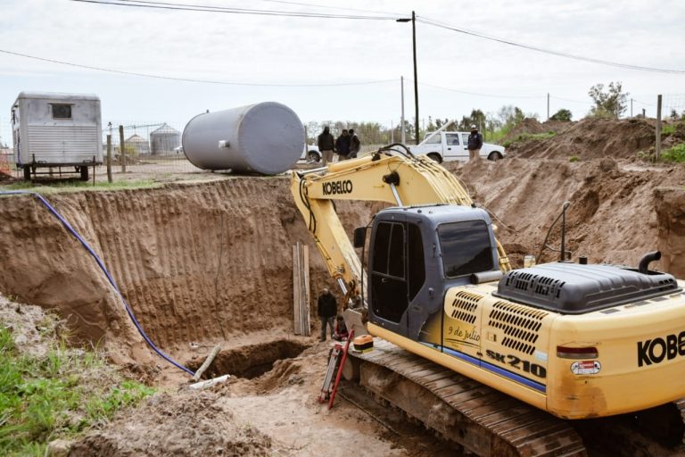 Avanzan los trabajos para la instalación de la Estación de Bombeo en Ciudad Nueva