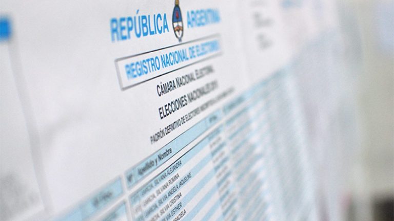 Se puede consultar el padrón electoral provisorio