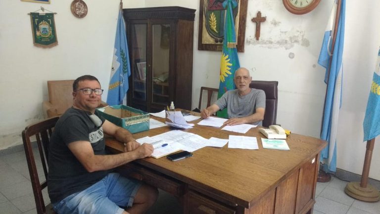 Quiroga: se reunieron el Delegado Silva y el Concejal Martín