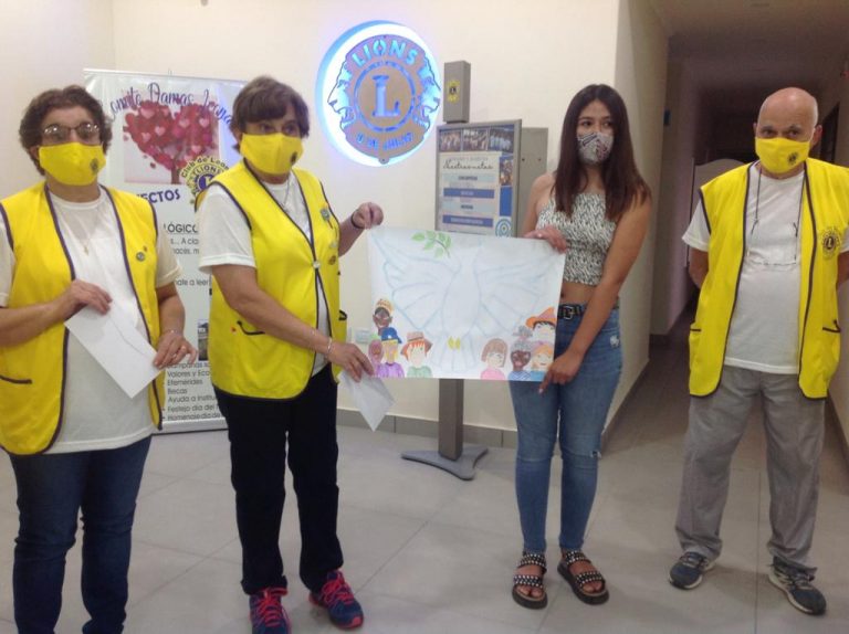 Club de Leones entregó los premios del Concurso “Cartel de la Paz”