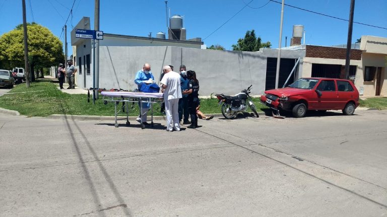 Robaron una garrafa, chocaron y fueron detenidos