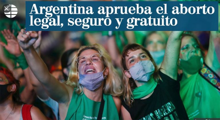 Histórico: el aborto es legal en Argentina