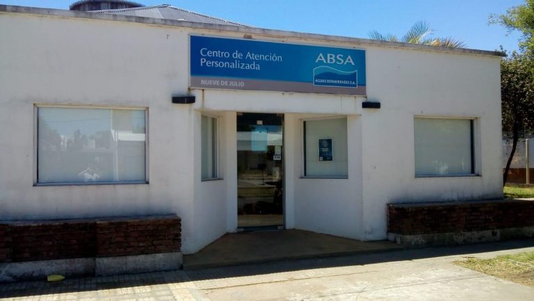ABSA retomó la atención presencial en la oficina de 9 de Julio