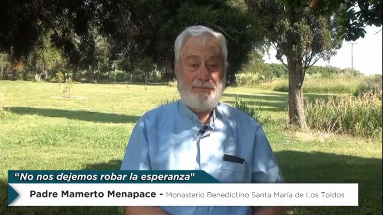 Hoy es la charla de Mamerto Menapace