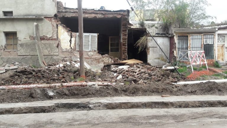 Se derrumbó una propiedad