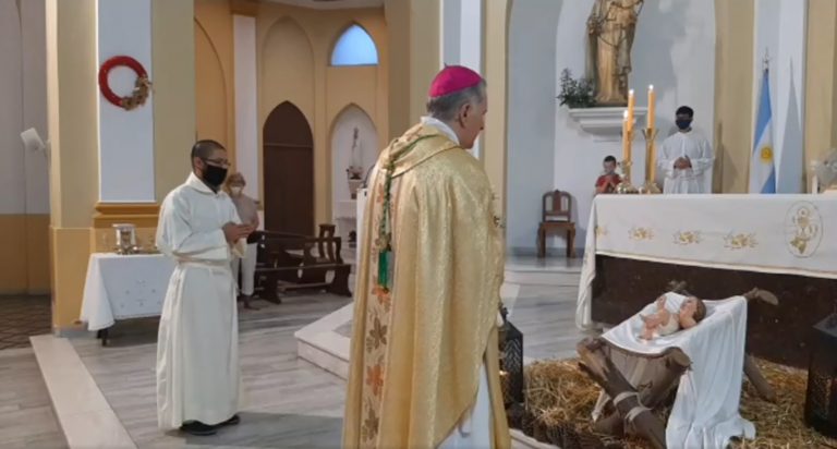 El Obispo presidió la Misa en Navidad