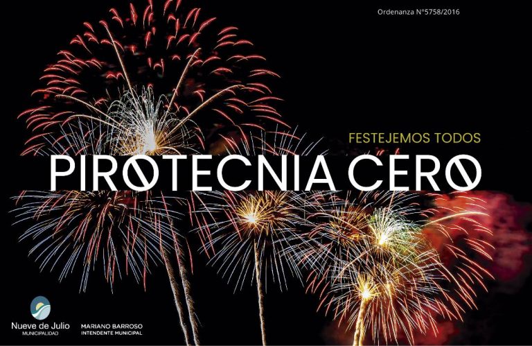 Fiestas, sin pirotecnia