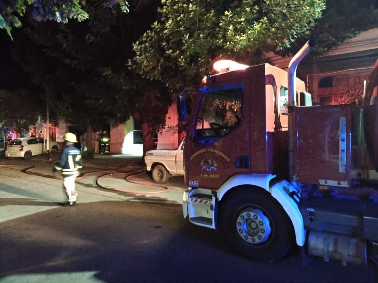 Noche de incendios y accidentes