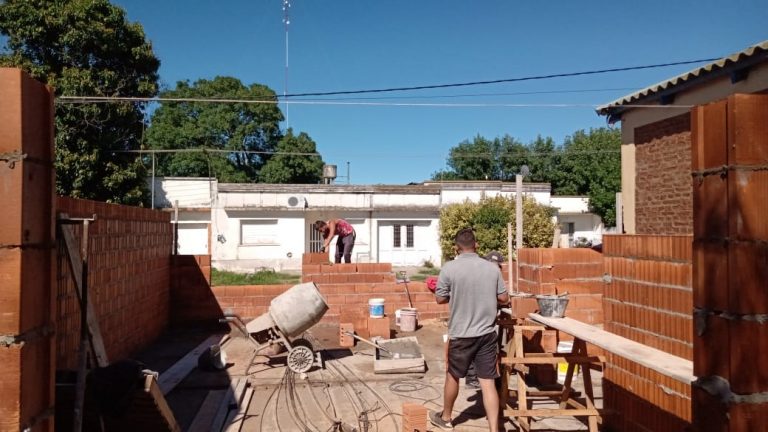 Amplían la obra del Centro Educativo 804 de Dudignac