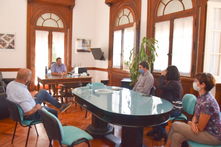 El Intendente recibió a funcionarios de Desarrollo Agrario