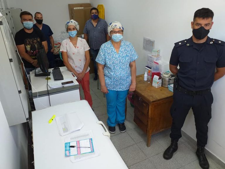 Se vacunaron 401 trabajadores de salud