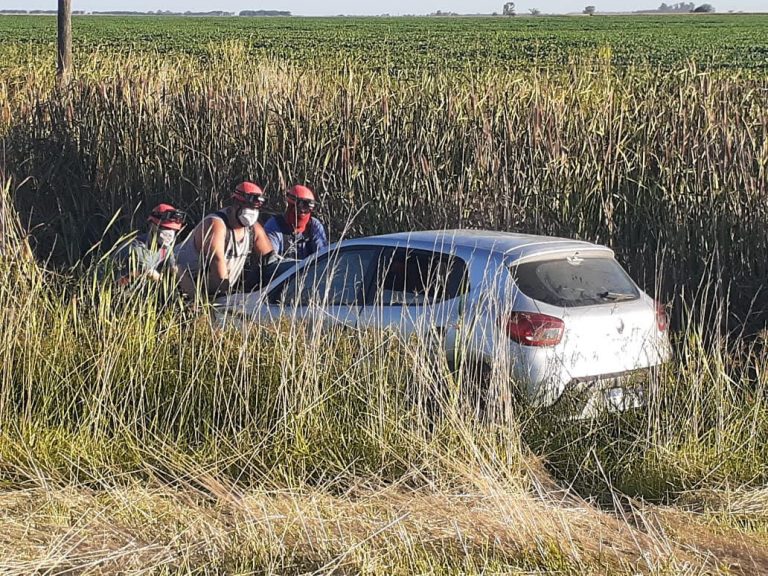 Se despistó por esquivar un carpincho