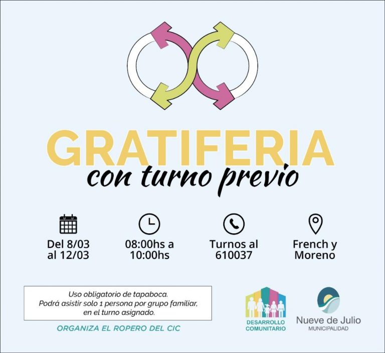 Feria de ropa gratuita en el CIC